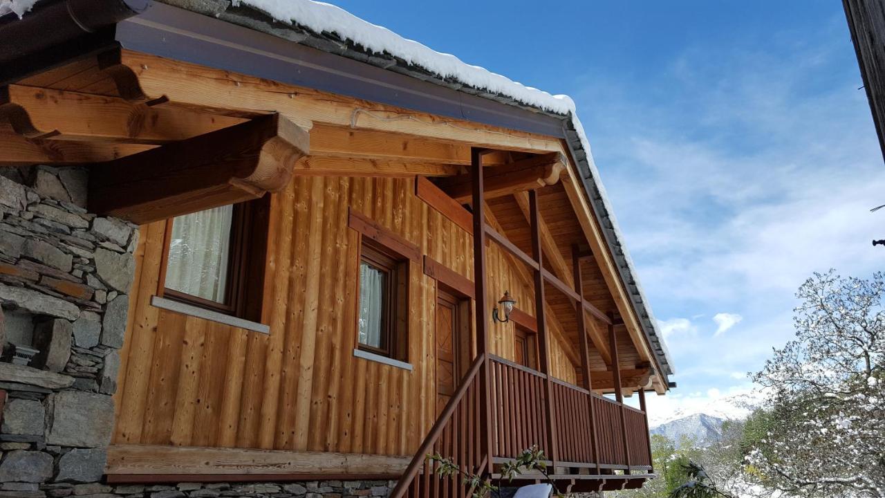 Eco Chalet Maison Dominique Challand-Saint-Anselme エクステリア 写真